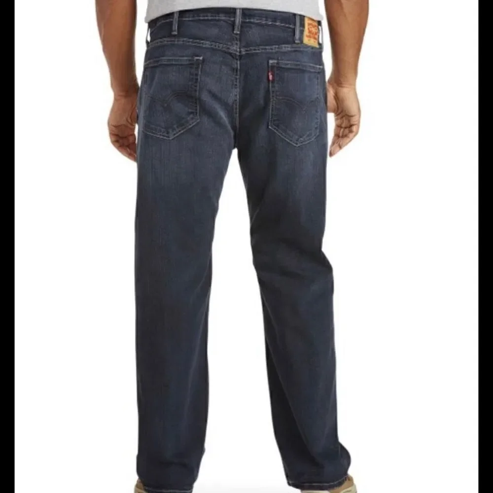 New. 46 x 32 Levi’s 559 Big & Tall relaxed straight stretch jeans.  Normally $89